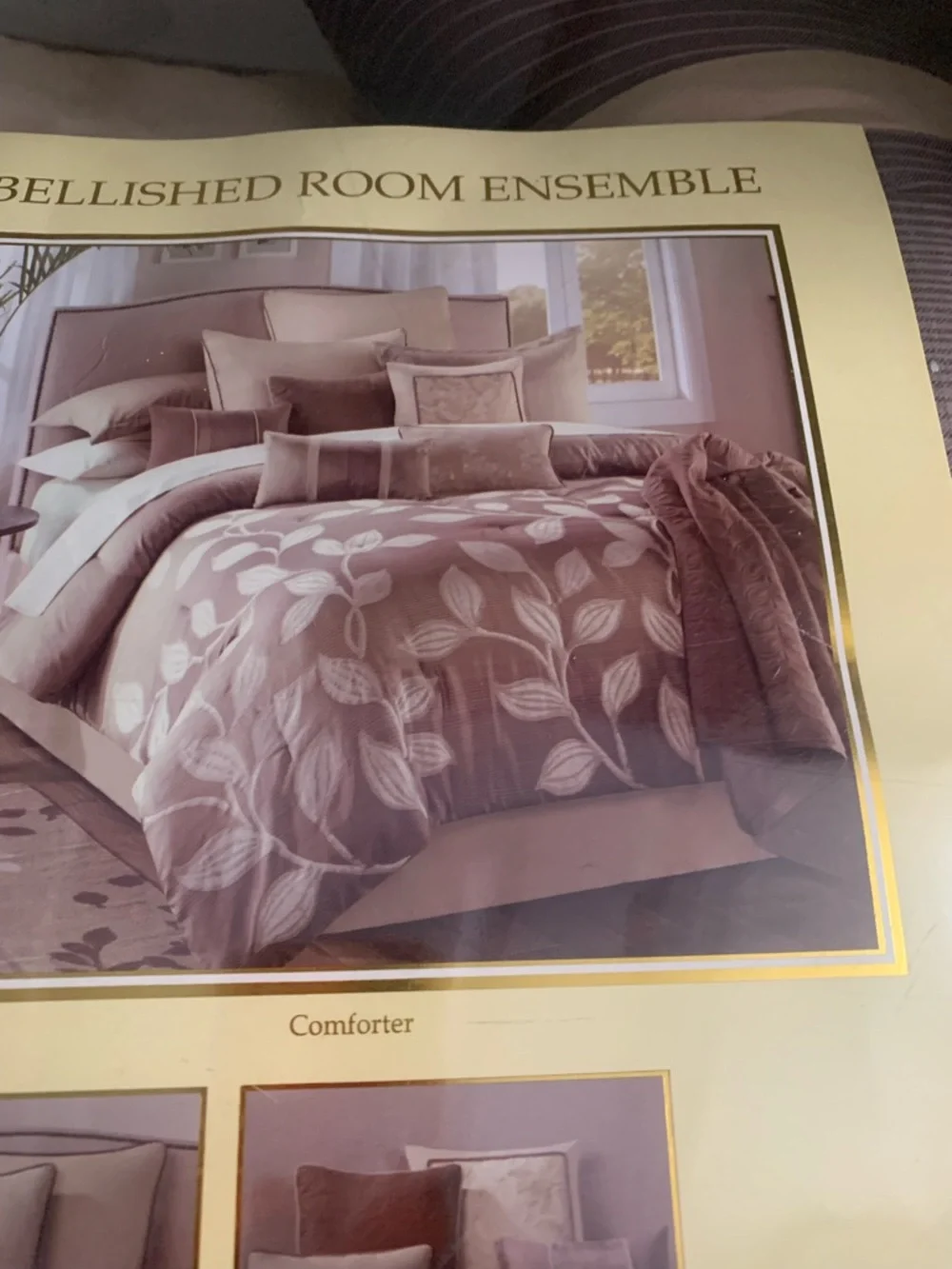 Angelica 12-Piece Embellished Bedding Ensemble comforter set